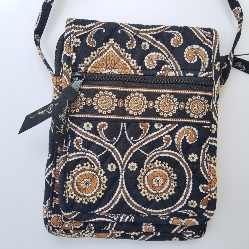 Vera Bradley Caffe Latte Mini Hipster Crossbody